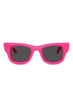 Pink Wayfarer-Style Sunglasses