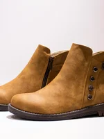 Ankle Zip Boots