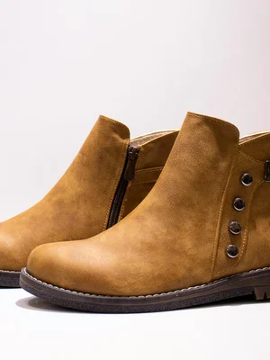 Ankle Zip Boots