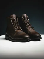 Classic Brown Leather Boots