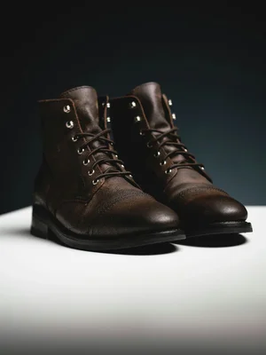 Classic Brown Leather Boots