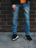Slim-Fit Blue Jeans