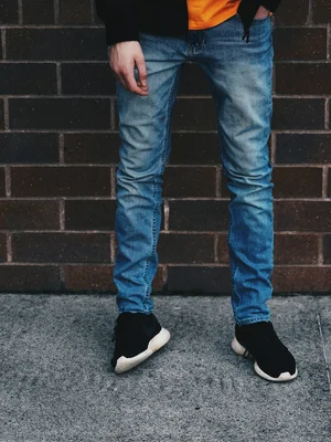 Slim-Fit Blue Jeans