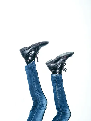 Slim-Fit Blue Stretch Jeans