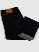 BLOQ Slim-Fit Black Stretch Jeans