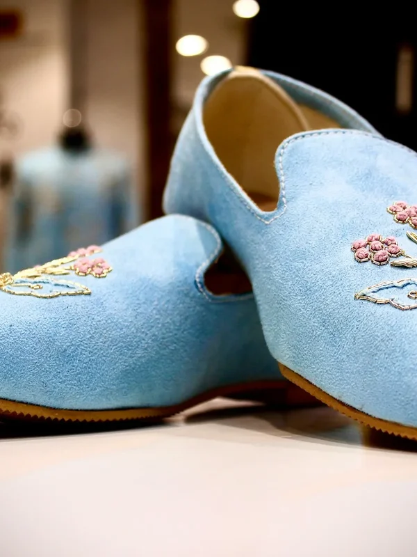 Embroidered Floral Slip-On Loafers additional