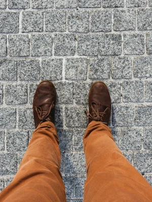 Brown Slim-Fit Trousers – Street Casual Edition