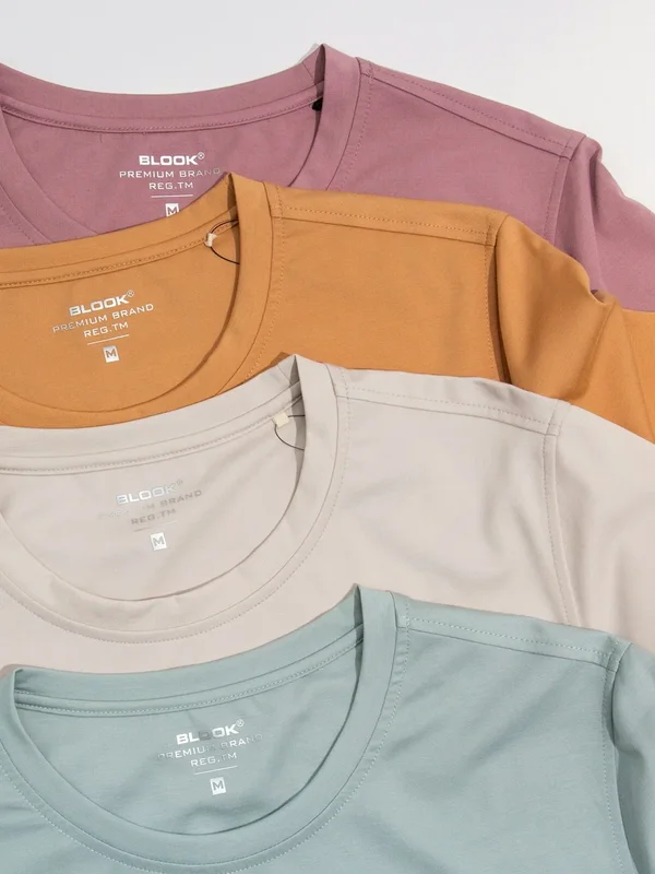 BLOOK Premium T-Shirt 4-Pack – Earth Tones Collection