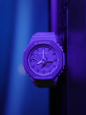 Casio G-Shock GA-2100 “CasiOak” Purple Light Edition