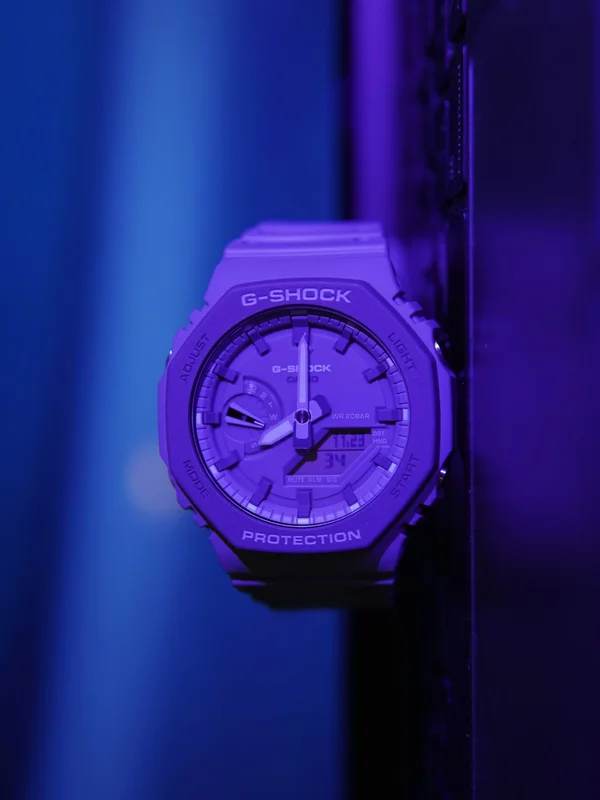 Casio G-Shock GA-2100 “CasiOak” Purple Light Edition
