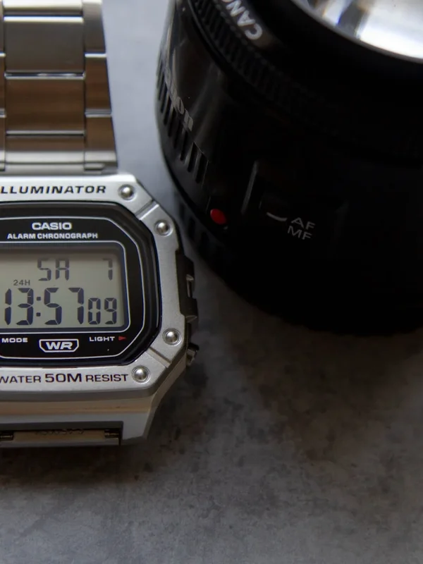 Casio Illuminator Digital Watch – Silver/Black additional