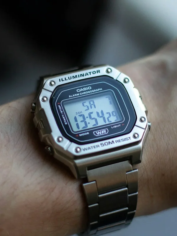 Casio Illuminator Digital Watch – Silver/Black additional